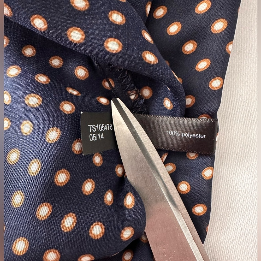 The Limited Navy Polka Dot Top - Picture 4 of 4